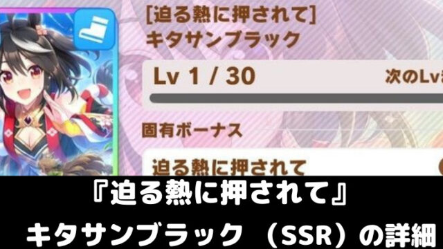 ウマ娘攻略 駿川たづな ようこそ トレセン学園へ の詳細について スマレビュ録